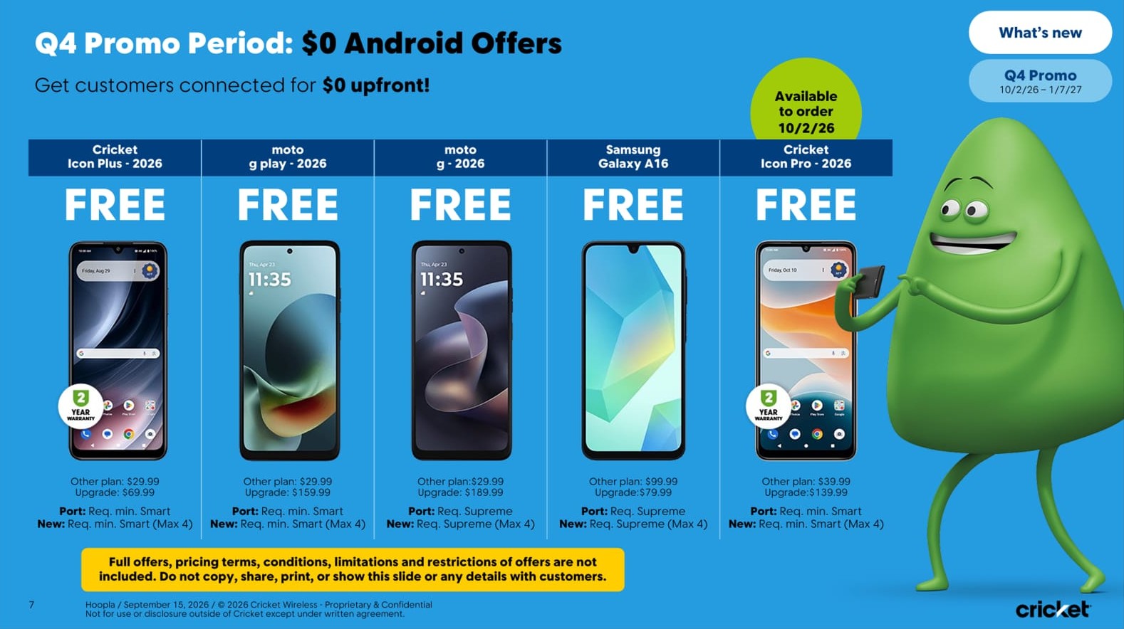 Q4 free Android phones